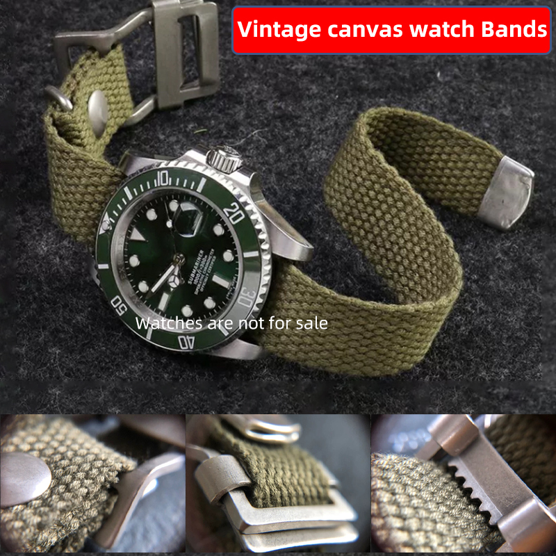 حزام ساعة من قماش النايلون عال - مراجعة Nato Strap Nylon وسعره