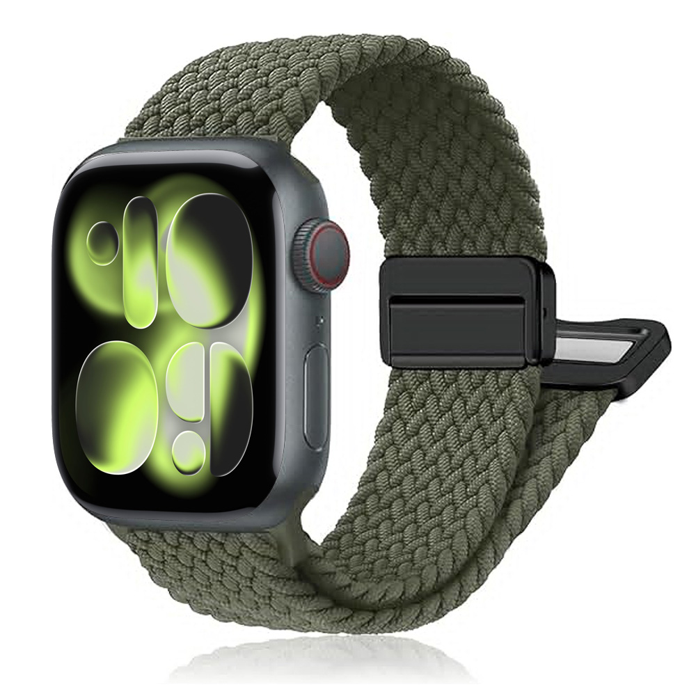 حزام نايلون مضفر لساعة أبل ووت - مراجعة Milanese Loop Magnetic وسعره