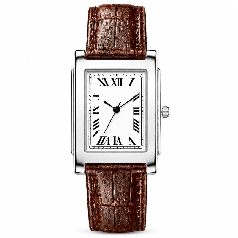 ساعة يد رجالية أنيقة بتصميم كل - مراجعة Leather Watch Band Men وسعره