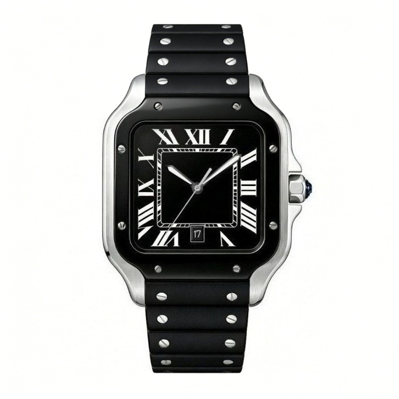 ساعة كوارتز رجالية فاخرة جديدة - مراجعة Cartier Watch Santos وسعره