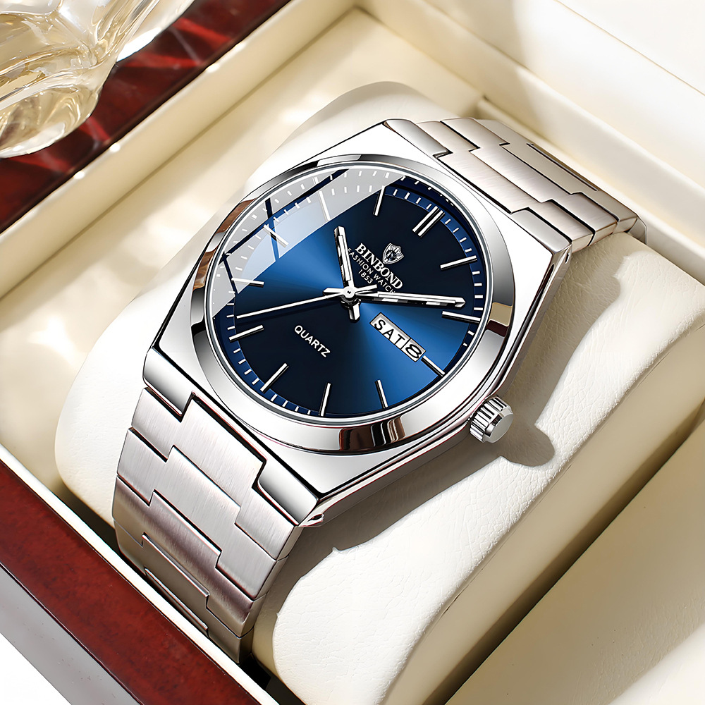 ساعة رجالية أصلية من BINBOND،  - مراجعة Seiko Watch 5 Sports وسعره