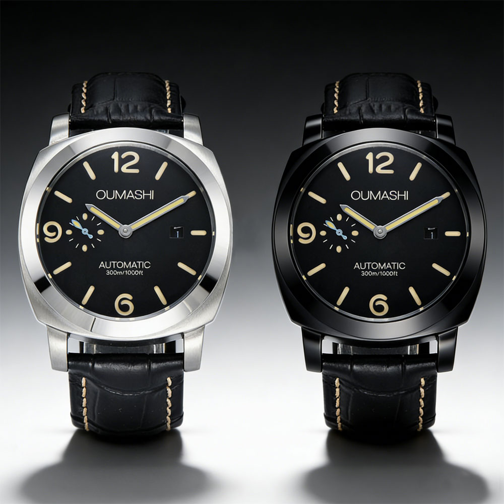 ساعة رجالية 44 ملم بحركة سيجل  - مراجعة Stainless Bracelet Diver وسعره