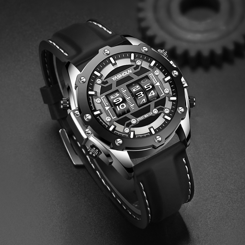 ساعة يد رقمية إبداعية للرجال،  - مراجعة Leather Watch Band Men وسعره