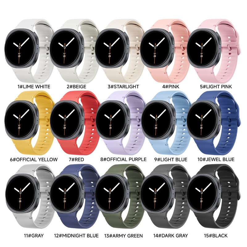 حزام سيليكون 20/22 مم لساعة سا - مراجعة Silicone Watch Band 22Mm وسعره