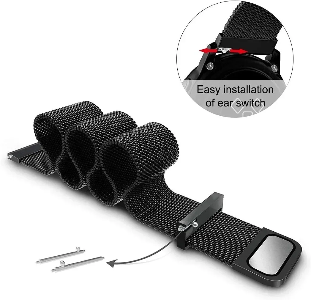 18 مللي متر Milanese حلقة حزام - مراجعة Milanese Loop Magnetic وسعره