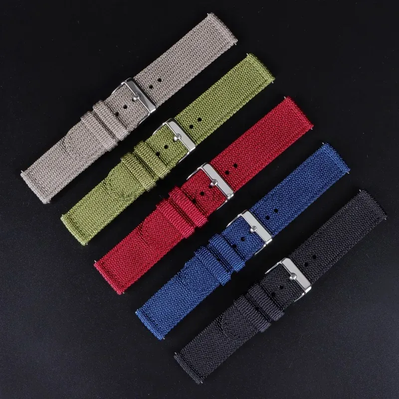 18 20 22 24 مللي متر النايلون  - مراجعة Nato Strap Nylon وسعره