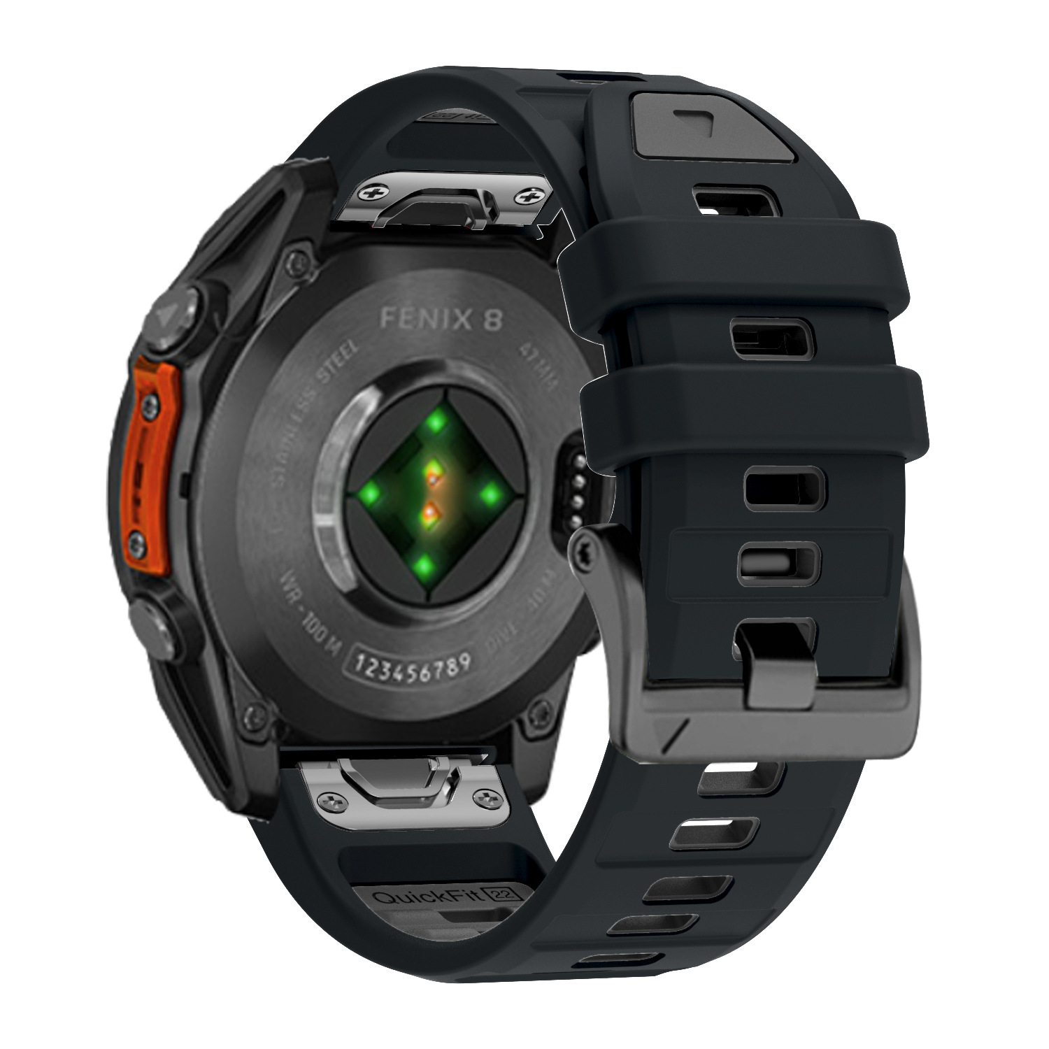 حزام ساعة سيليكون QuickFit مقا - مراجعة Silicone Watch Band 22Mm وسعره