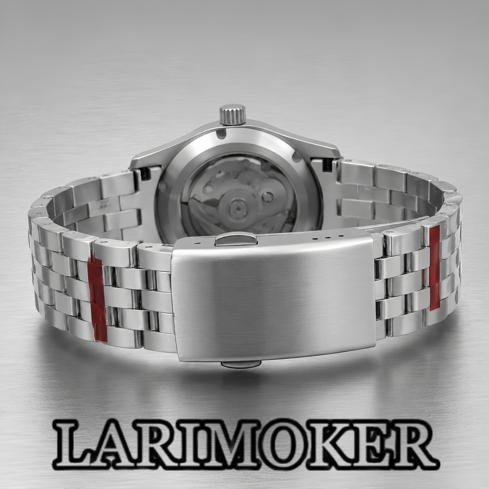 ساعة LARIMOKER أوتوماتيكية للر - مراجعة Stainless Bracelet Diver وسعره