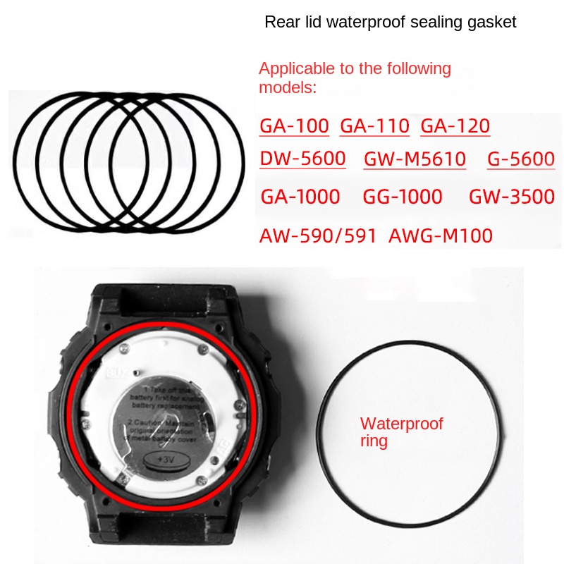 الغطاء الخلفي حلقة مقاومة للما - مراجعة Casio Watch G-Shock Ga-2100 وسعره