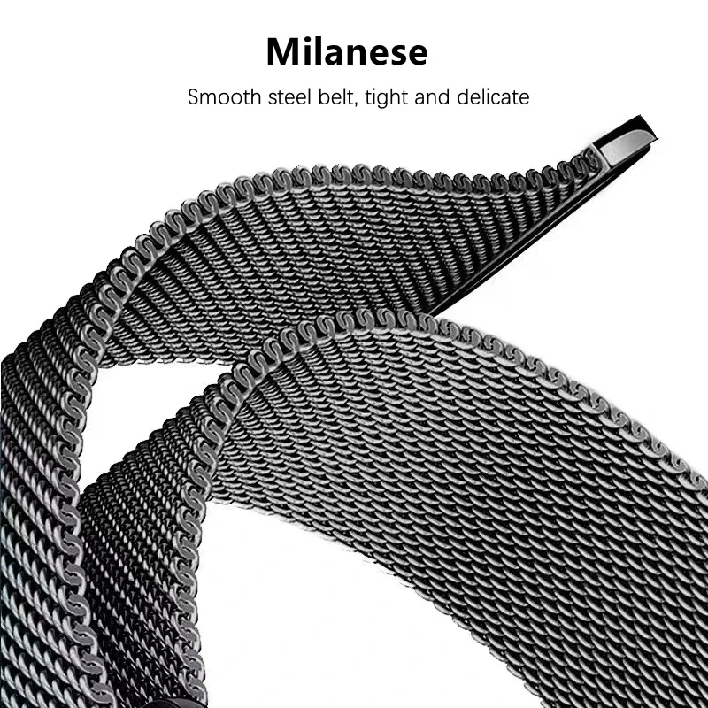 حزام معدني ميلانيز لساعة سامسو - مراجعة Milanese Loop Magnetic وسعره