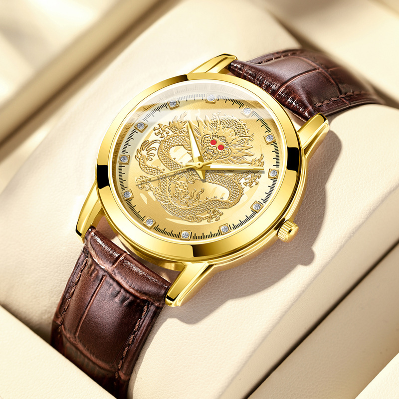 ساعة يد رجالية كوارتز بحزام جل - مراجعة Leather Watch Band Men وسعره