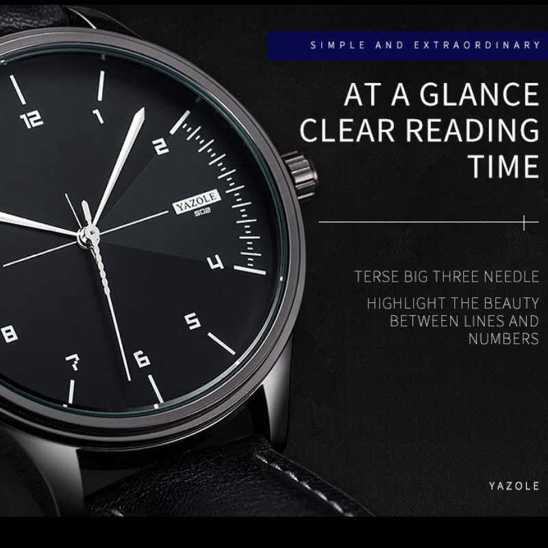 ساعات كوارتز من العلامة التجار - مراجعة Leather Watch Band Men وسعره