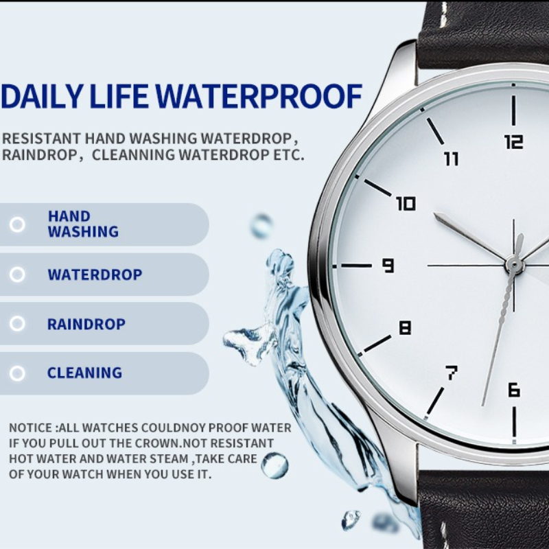 ساعات كوارتز من العلامة التجار - مراجعة Leather Watch Band Men وسعره