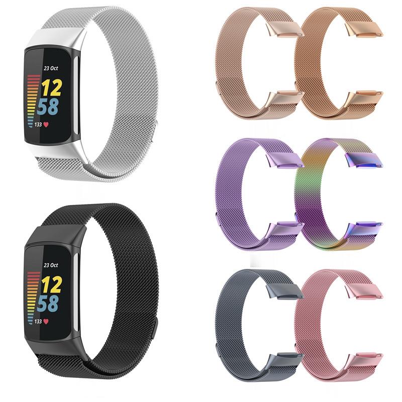 حزام معدني لساعة Fitbit Charge - مراجعة Mesh Strap Metal وسعره
