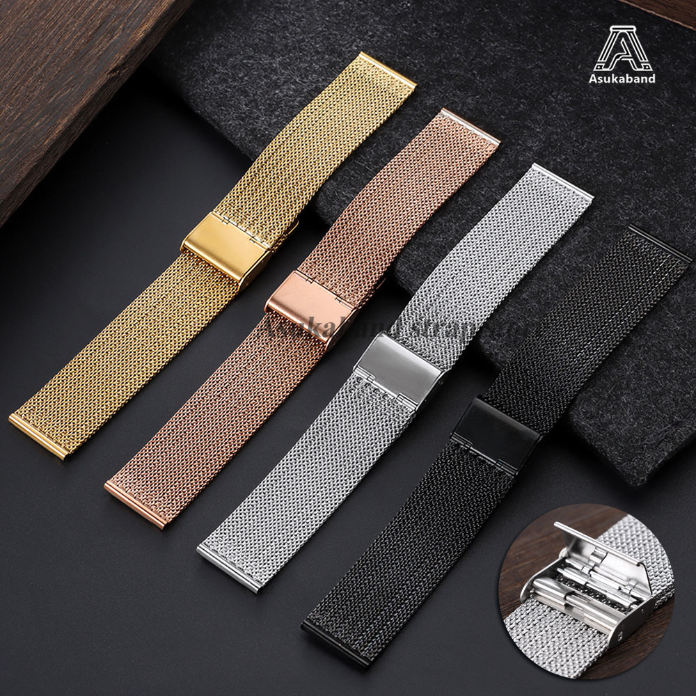 حزام ميلانيزي من الفولاذ المقا - مراجعة Mesh Strap Metal وسعره