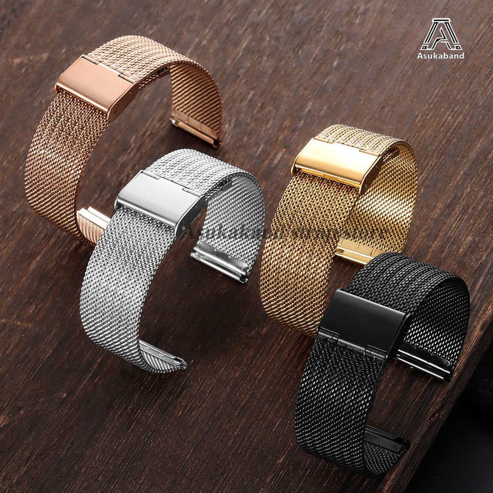 حزام ميلانيزي من الفولاذ المقا - مراجعة Mesh Strap Metal وسعره