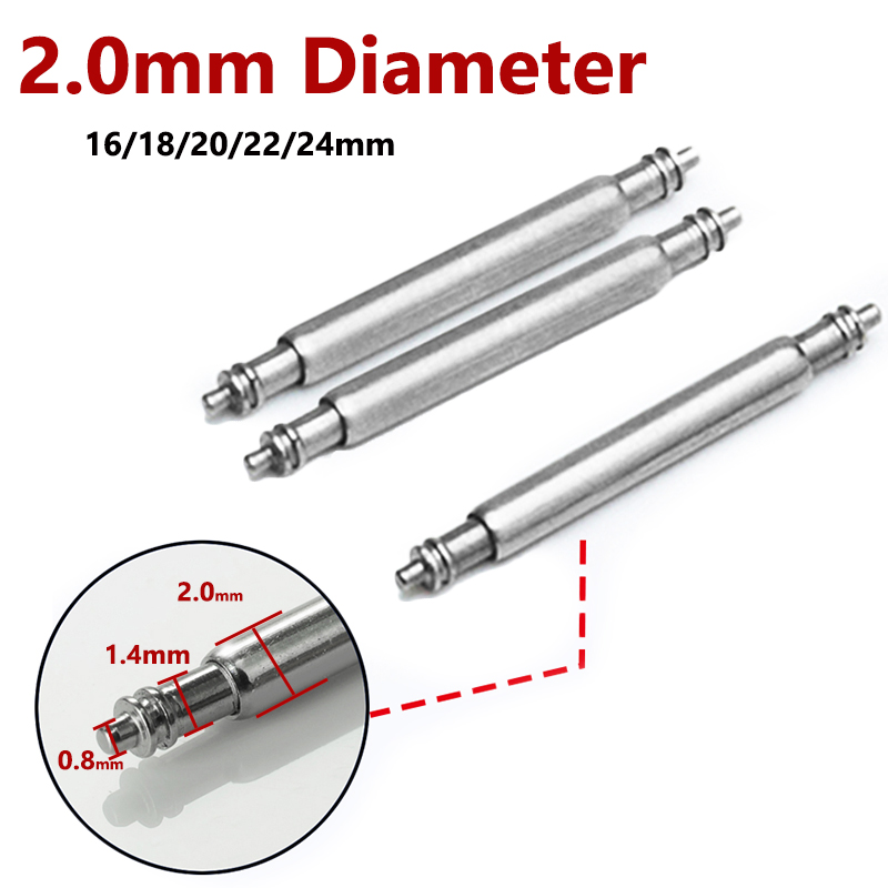 2.0 مللي متر قطر حزام (استيك)  - مراجعة Spring Bar Tool Set وسعره